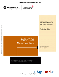 Datasheet M68HC08 manufacturer Motorola